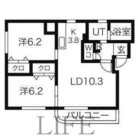 アトレ福住の物件間取画像